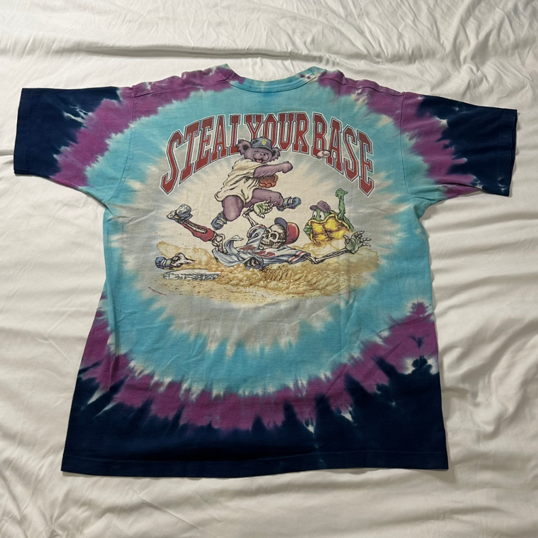 1994 Grateful Dead "Steal Your Base" Tie Dye Tee