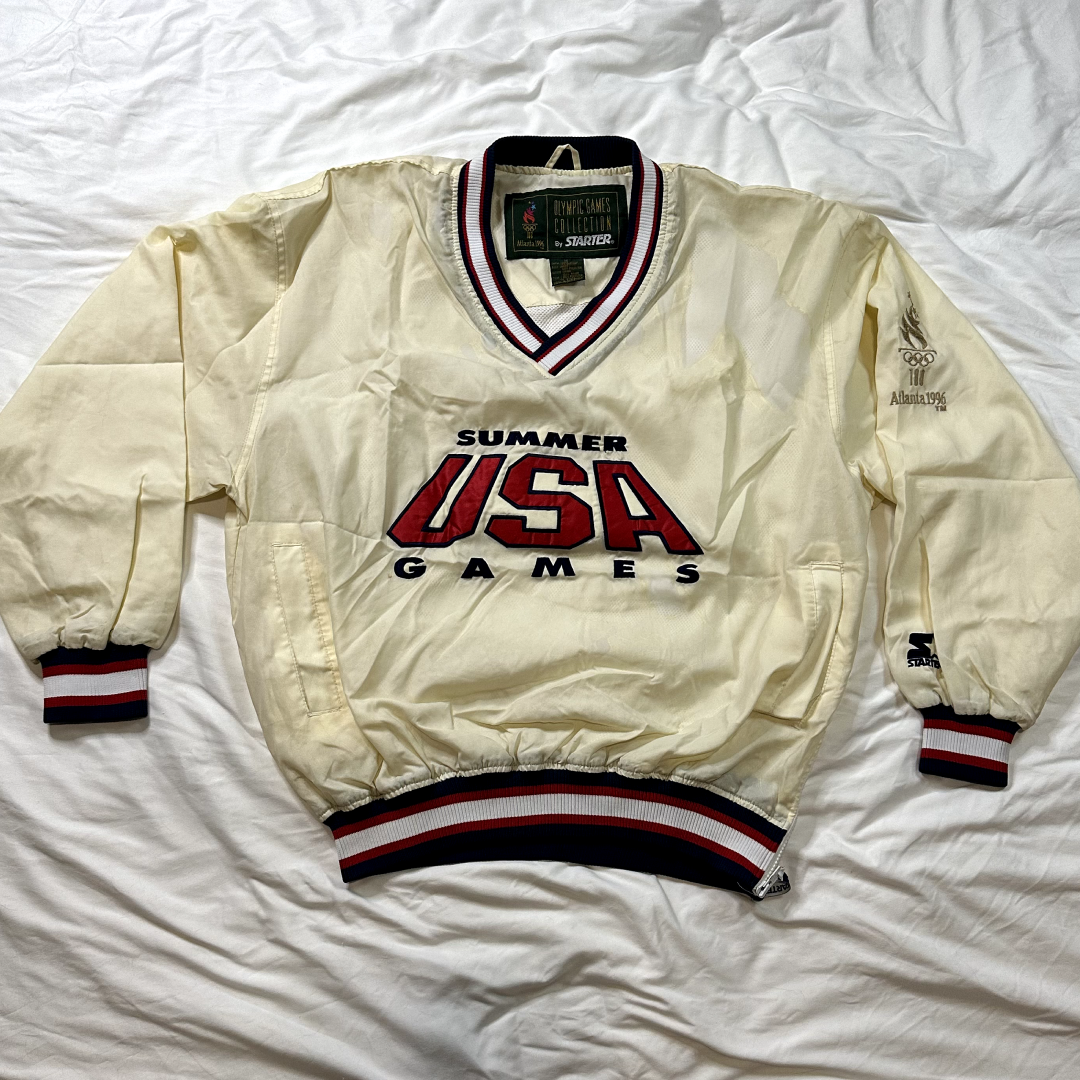 1996 Starter USA Games Olympic Pullover Windbreaker