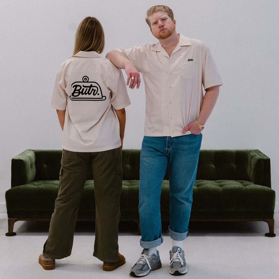 Cotton Camp Collar Shirt