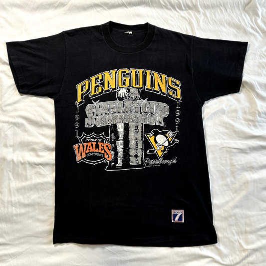 1991 Pittsburgh Penguins Stanley Cup Tee